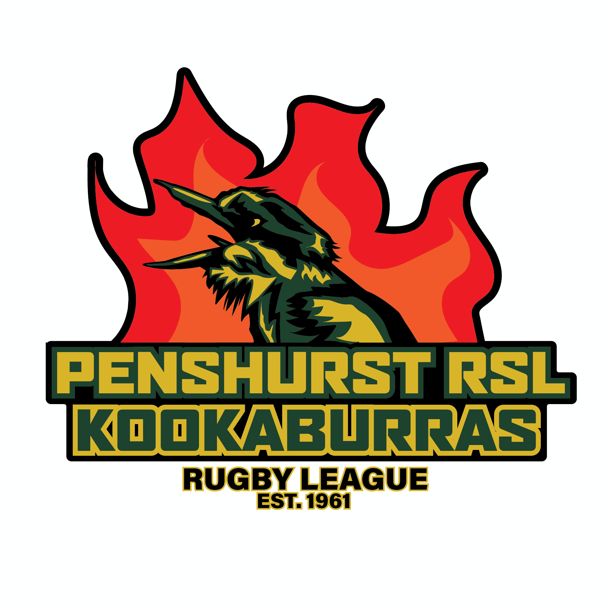 Logo Design by Joshtet for Penshurst RSL Kookaburras Rugby League Club | Design #22360142