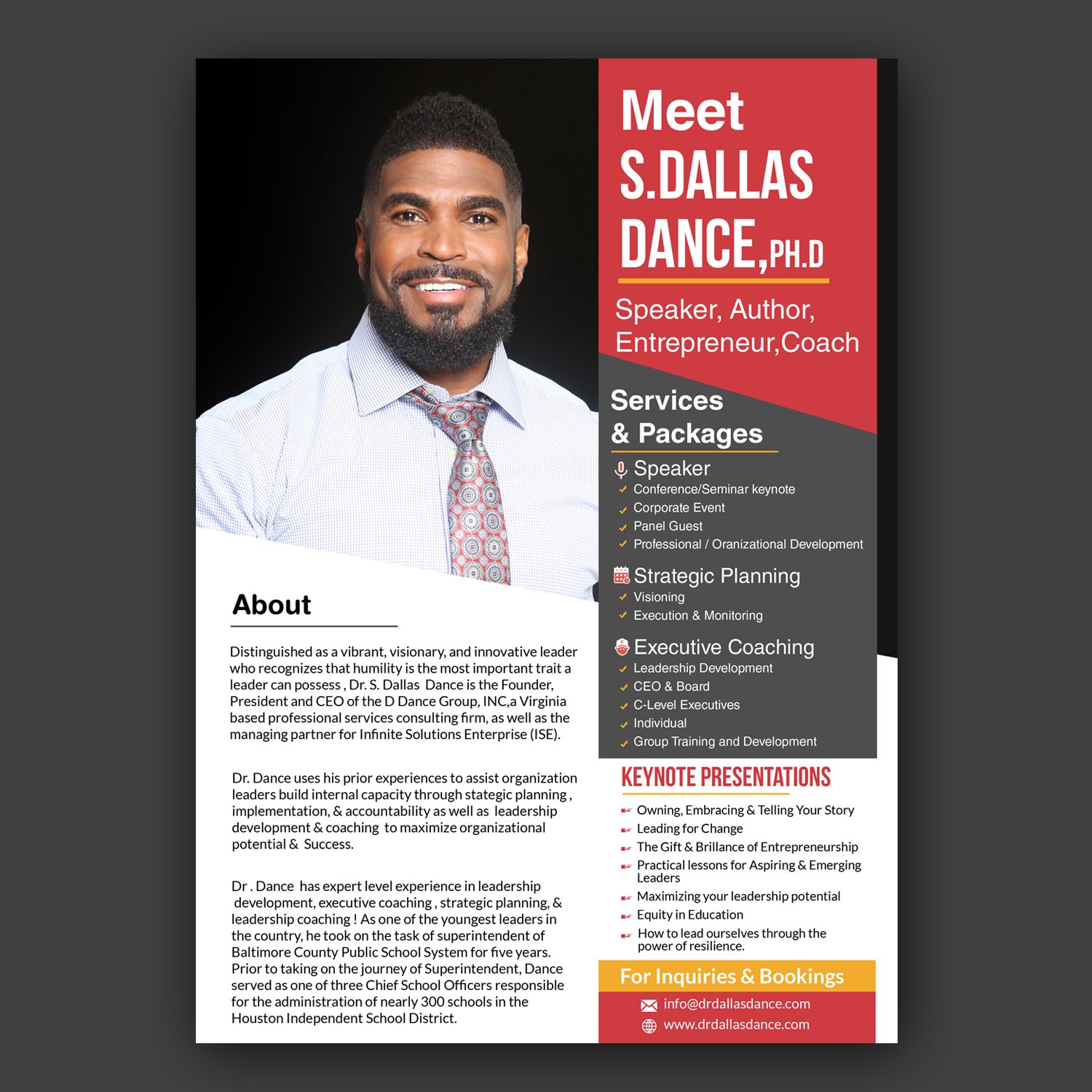 Flyer Design by Schöpfer for The DDance Group | Design #22358085