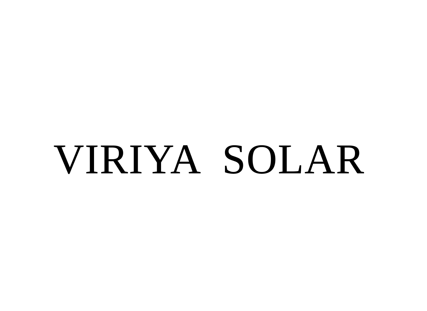 Logo Design by Mari Zakharova for Viriya Solar  | Design #22353115