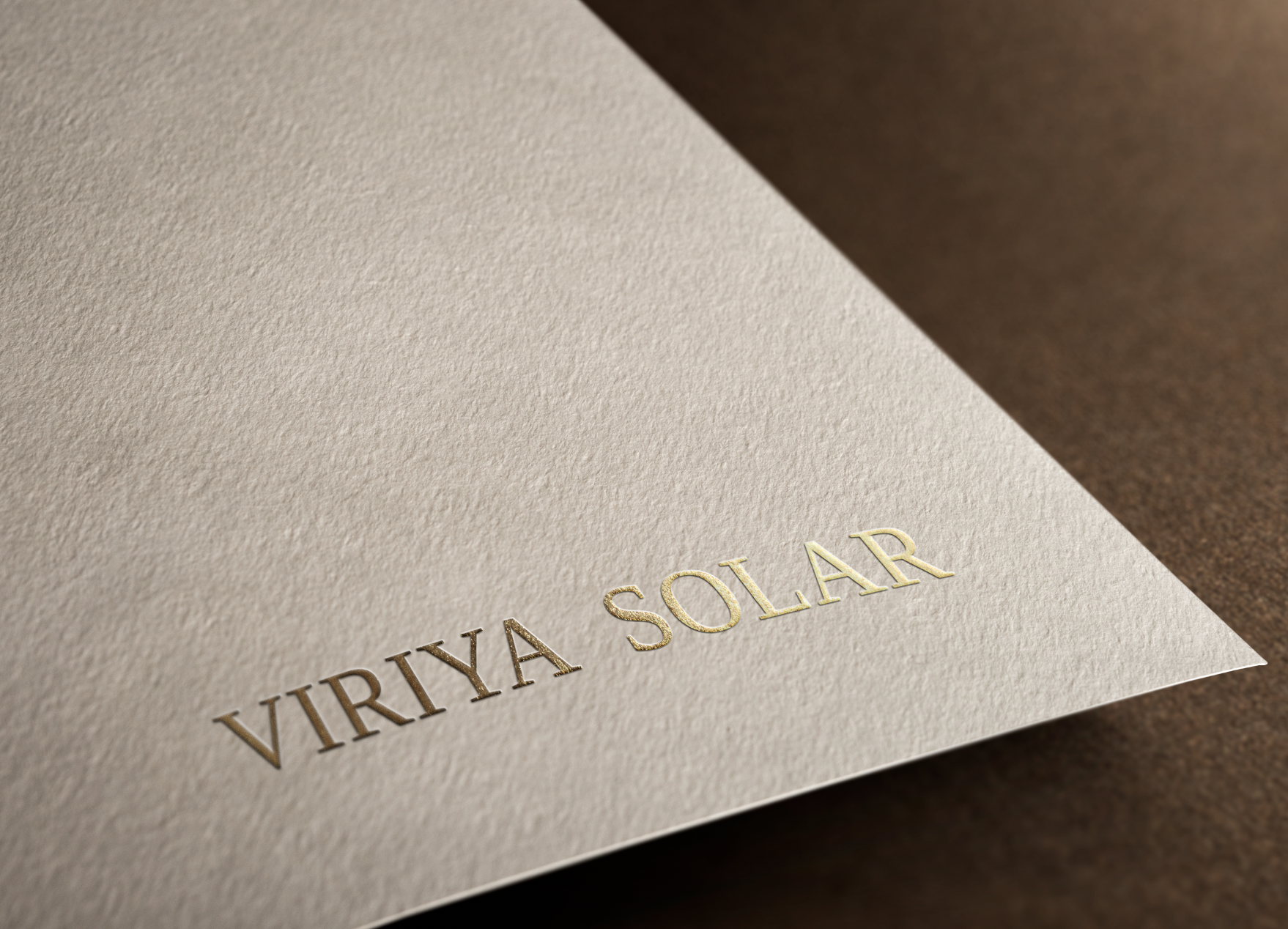 Logo Design by Mari Zakharova for Viriya Solar  | Design #22353116