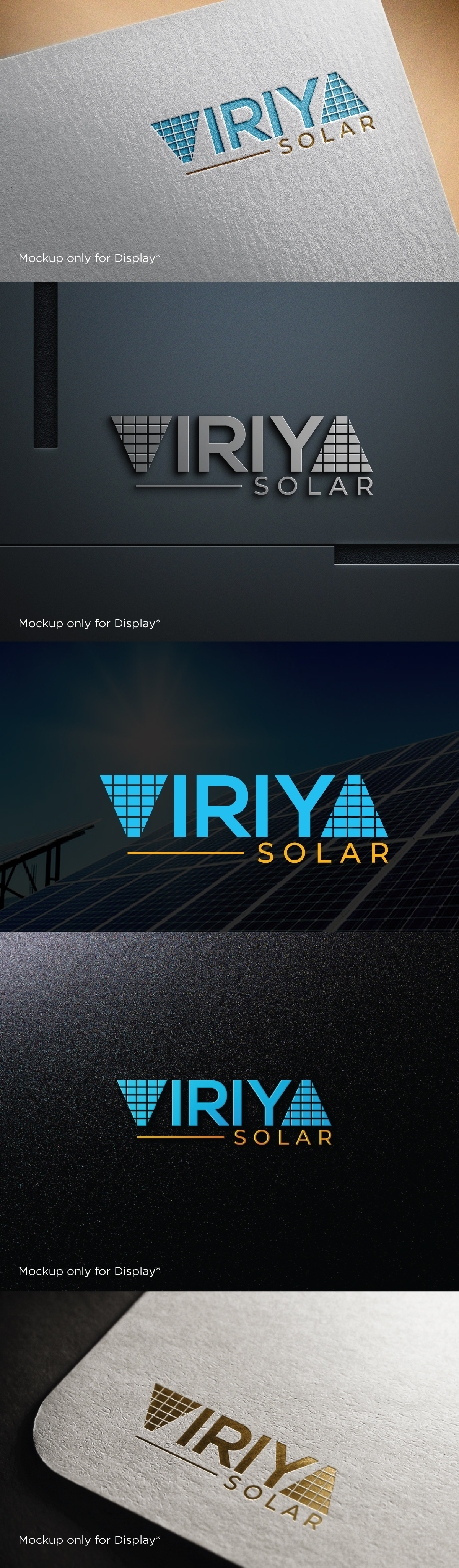 Logo Design by Anamul Burhan for Viriya Solar  | Design #22351661