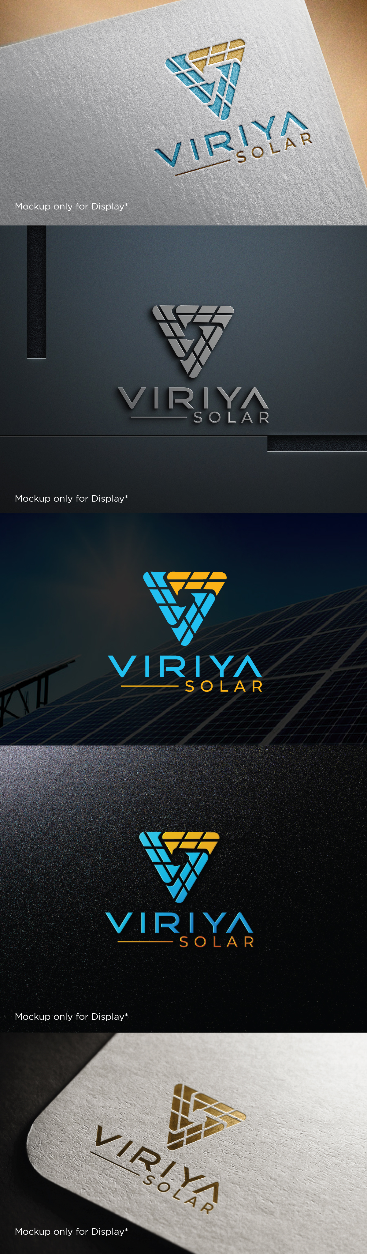 Logo Design by Anamul Burhan for Viriya Solar  | Design #22351784