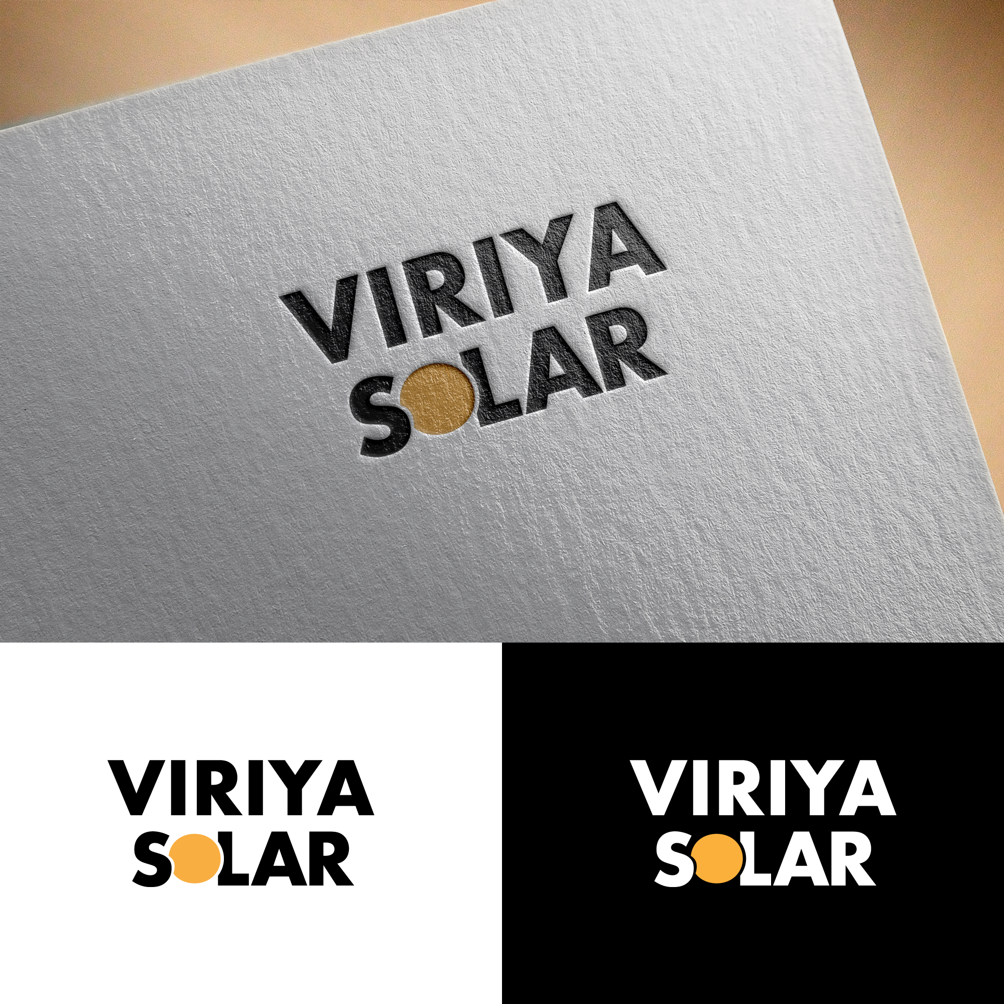 Logo Design by cristian lee for Viriya Solar  | Design #22353788