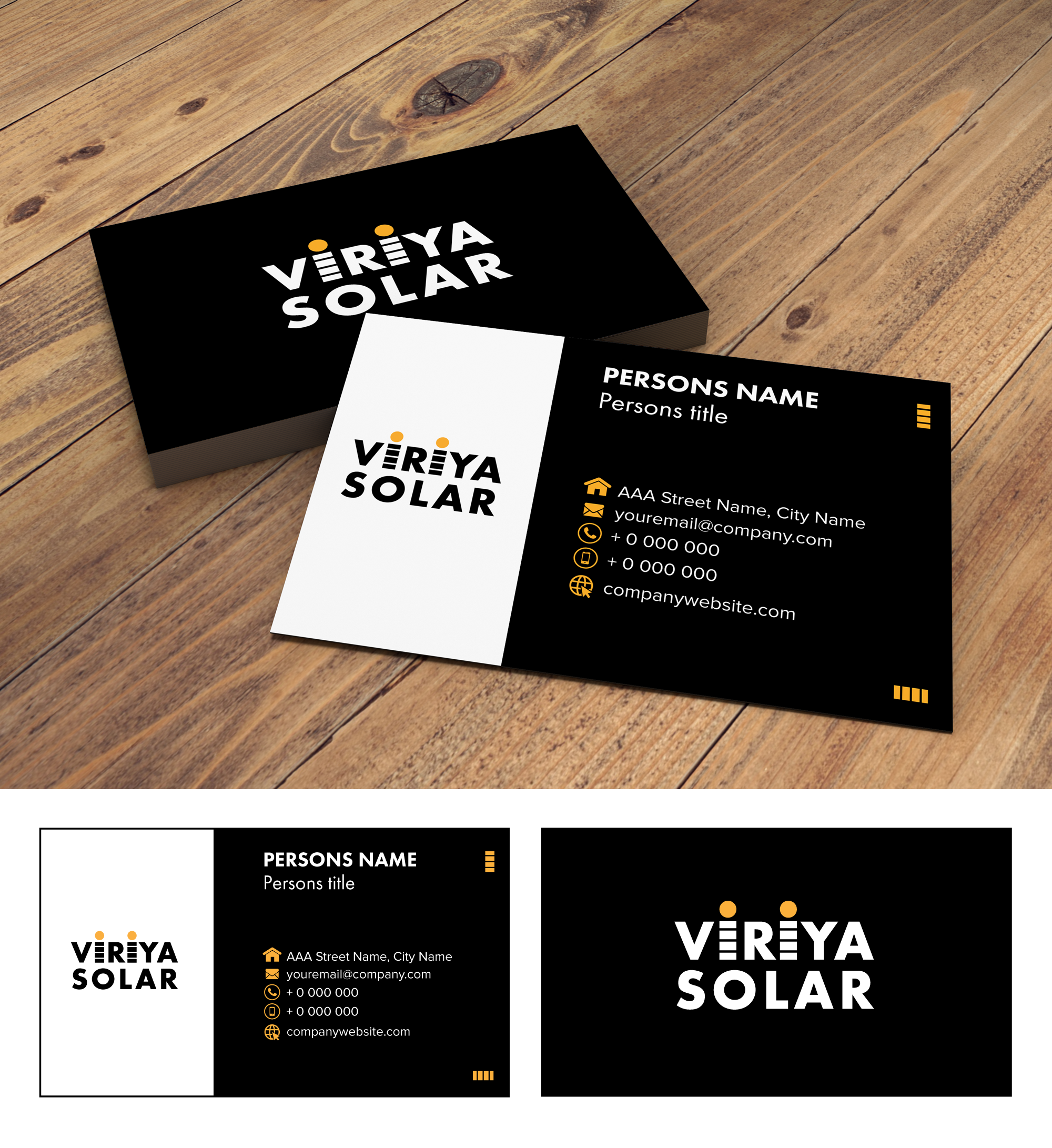 Logo Design by cristian lee for Viriya Solar  | Design #22359920
