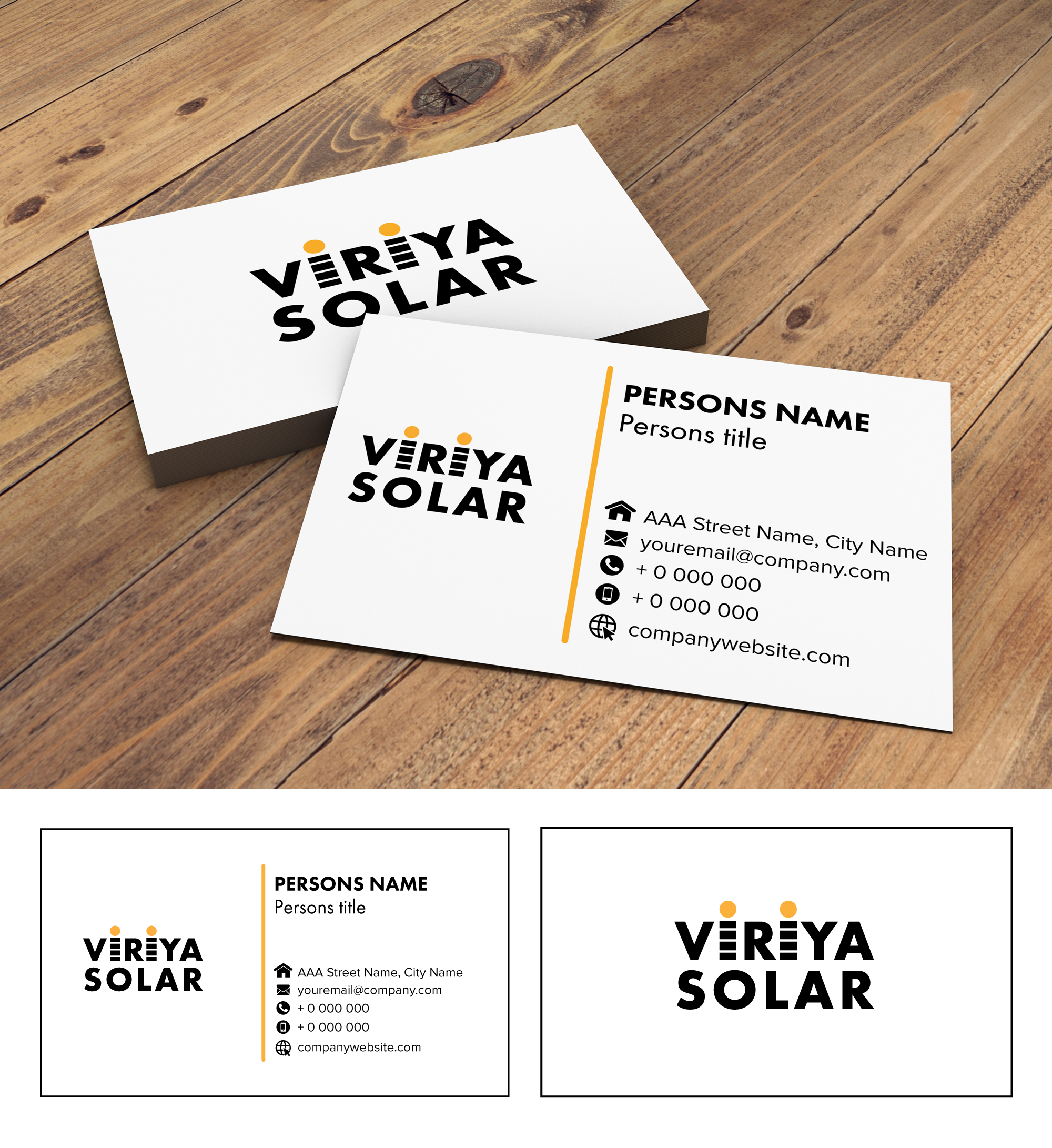 Logo Design by cristian lee for Viriya Solar  | Design #22359935