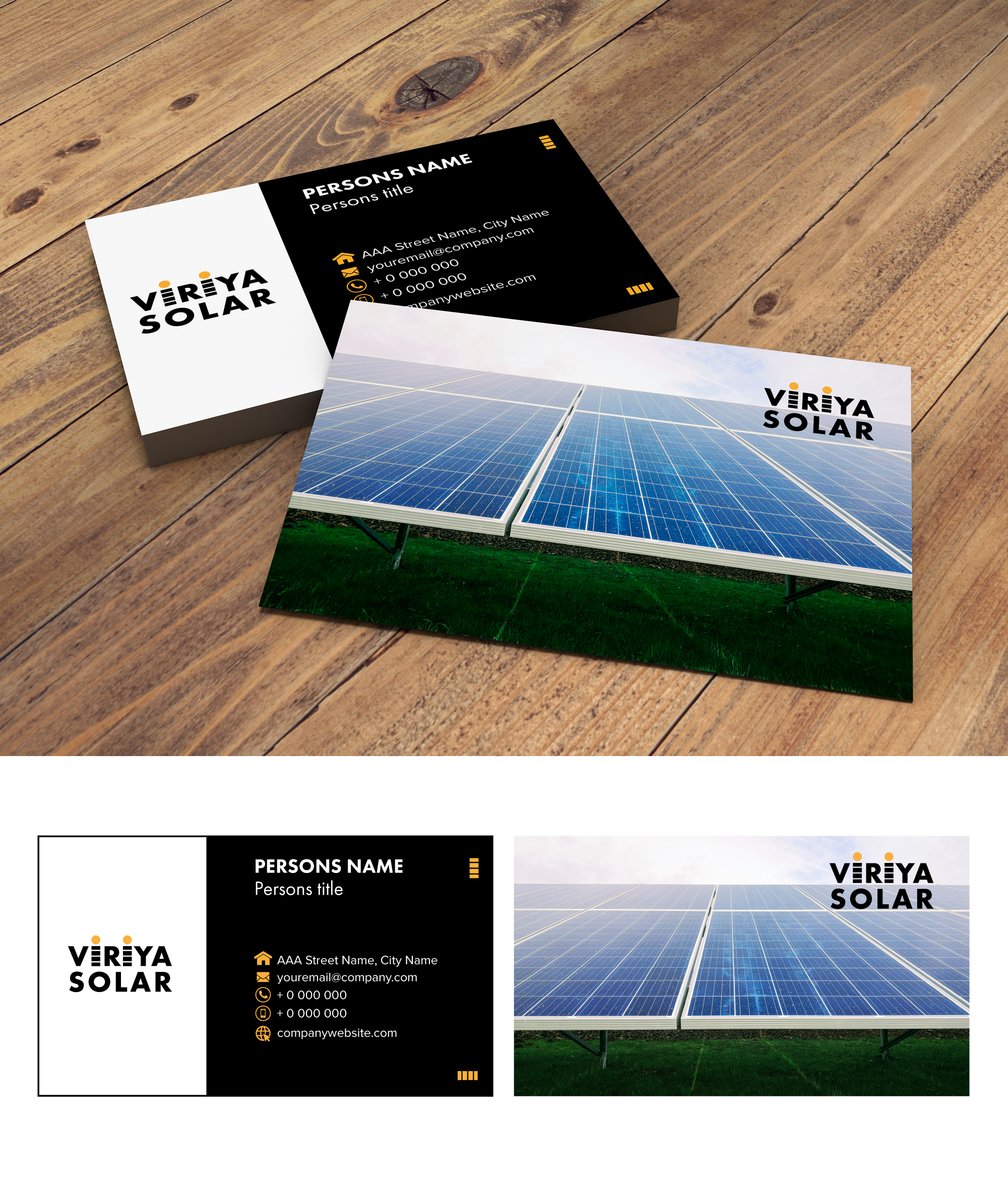 Logo Design by cristian lee for Viriya Solar  | Design #22360904