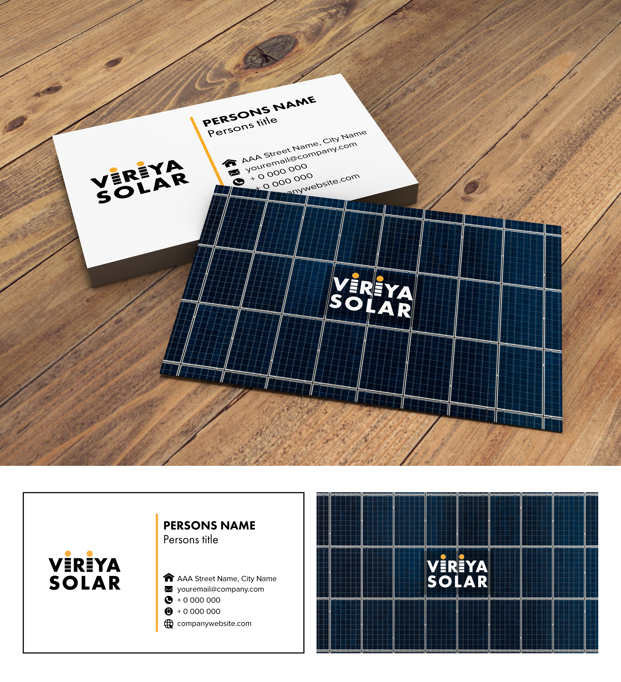 Logo Design by cristian lee for Viriya Solar  | Design #22364156