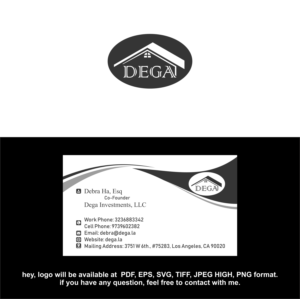 Logo Design by Kreative Soul for Dega Investments LLC | Design #22357129