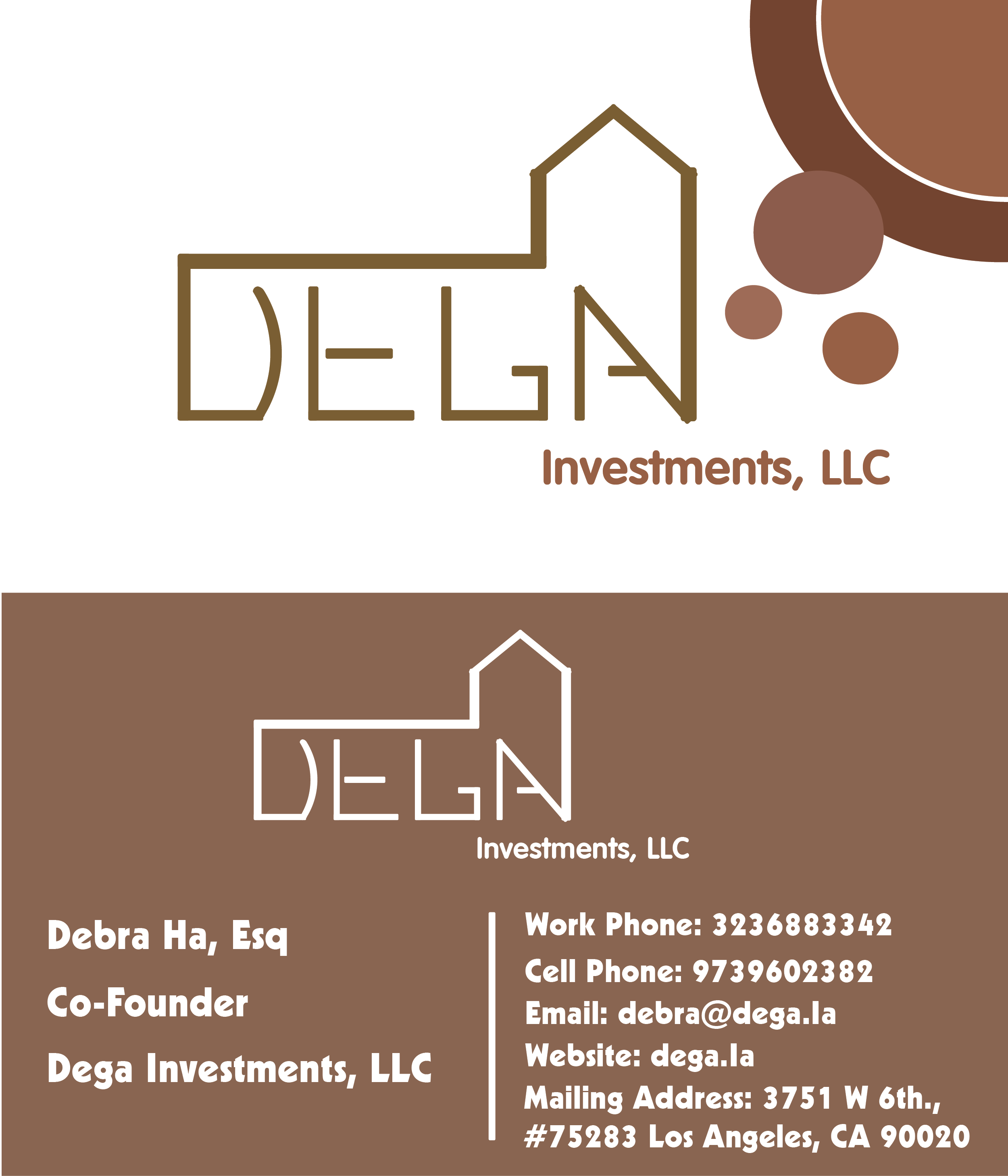 Logo Design by TechP for Dega Investments LLC | Design #22373123