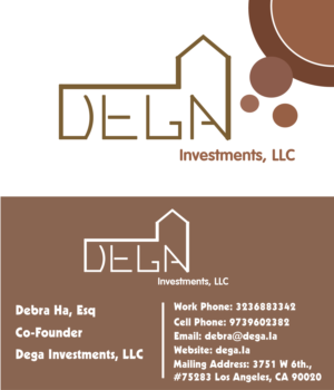 Design de Logo par TechP pour Dega Investments LLC | Design : #22373123
