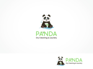 Panda Dry Cleaning & Laundry  | Diseño de Logo por ArtTank