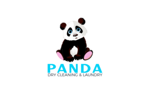 Panda Dry Cleaning & Laundry  | Diseño de Logo por The Seventh Key Magic