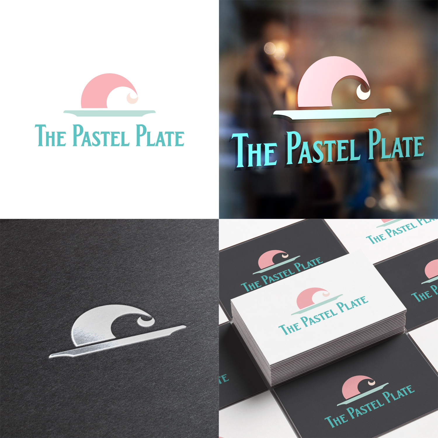 Logo Design by MTu for The Pastel Plate | Design #22368129