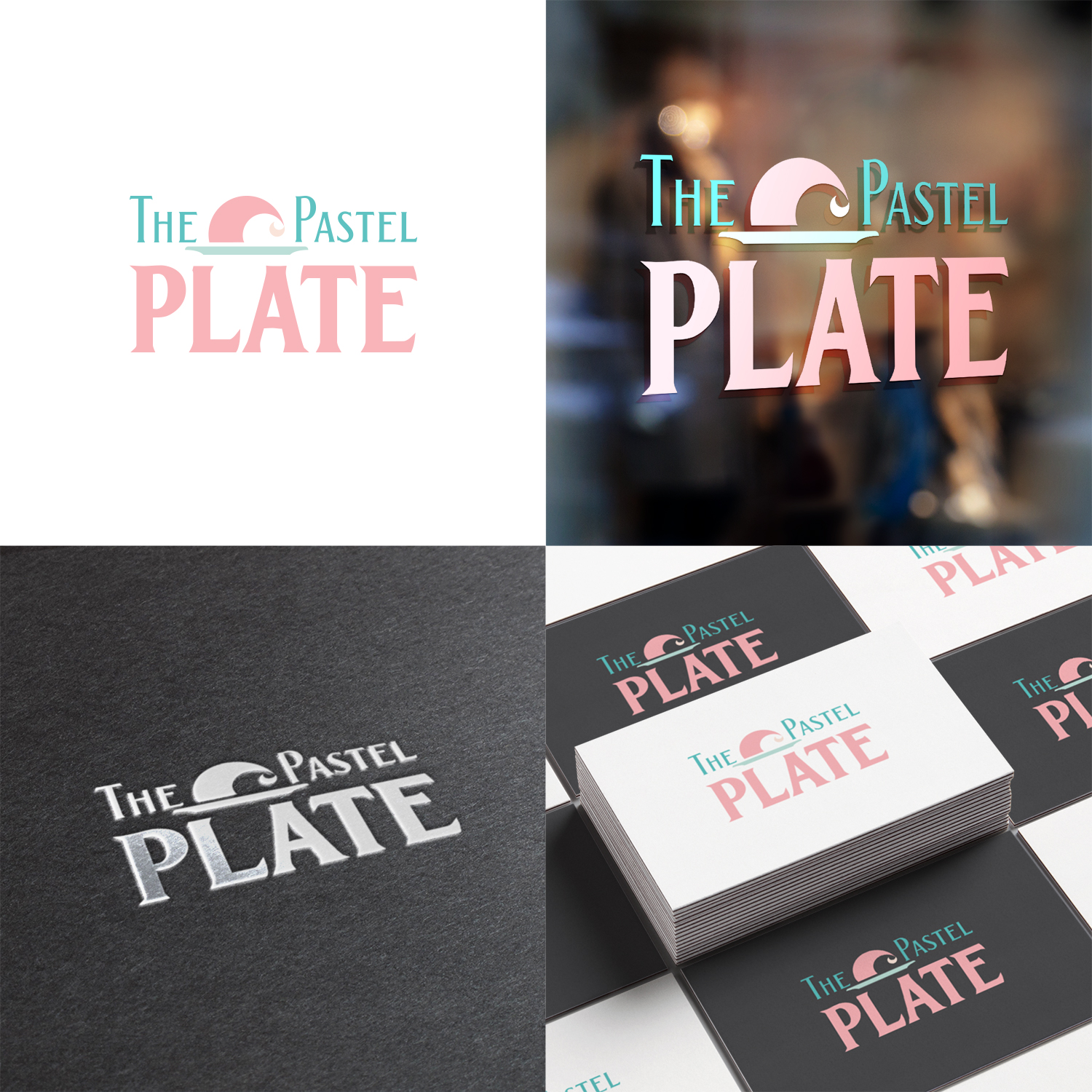Logo Design by MTu for The Pastel Plate | Design #22368130