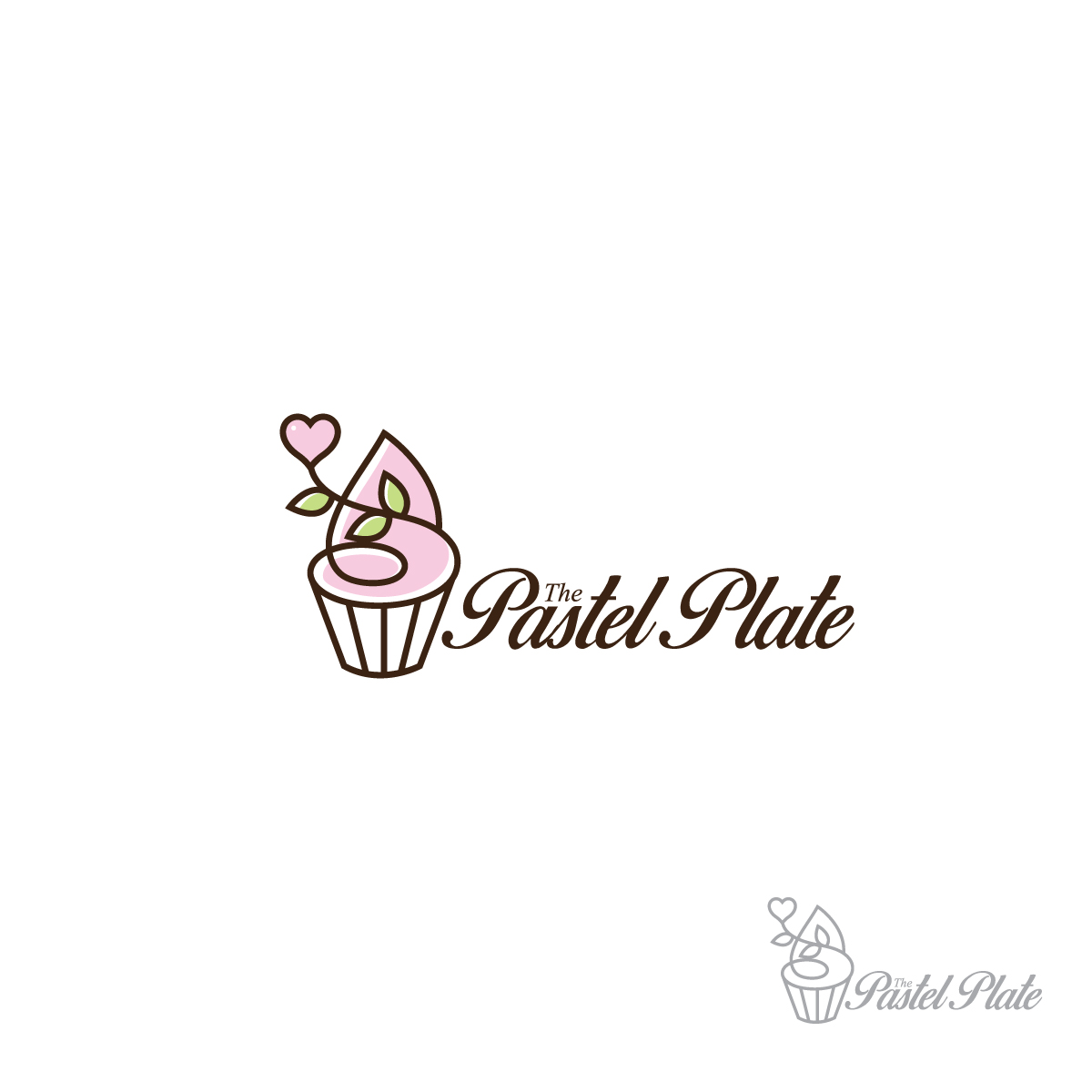 Logo-Design von Graphic Bricks für The Pastel Plate | Design #22359443