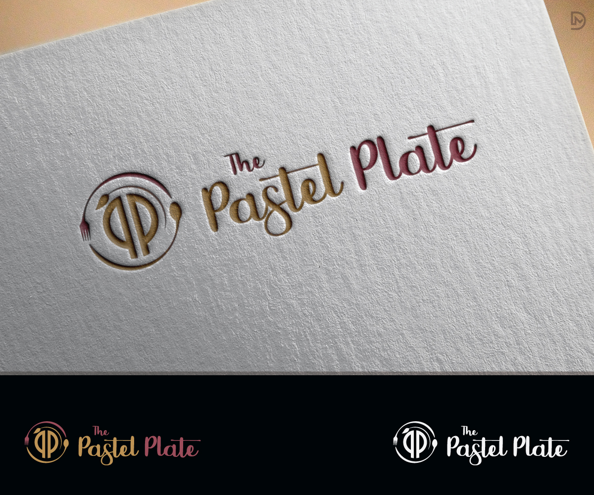 Logo Design by D_Mantra for The Pastel Plate | Design #22363972