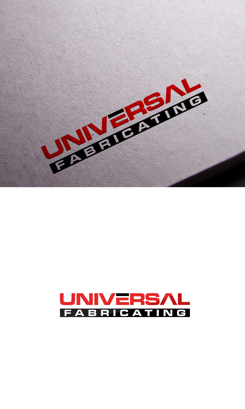 Diseño de Logo por logo_s para Universal Fabricating | Diseño #22363902