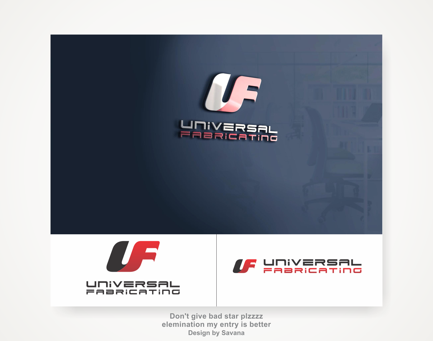 Logo-Design von Savana für Universal Fabricating | Design #22371735