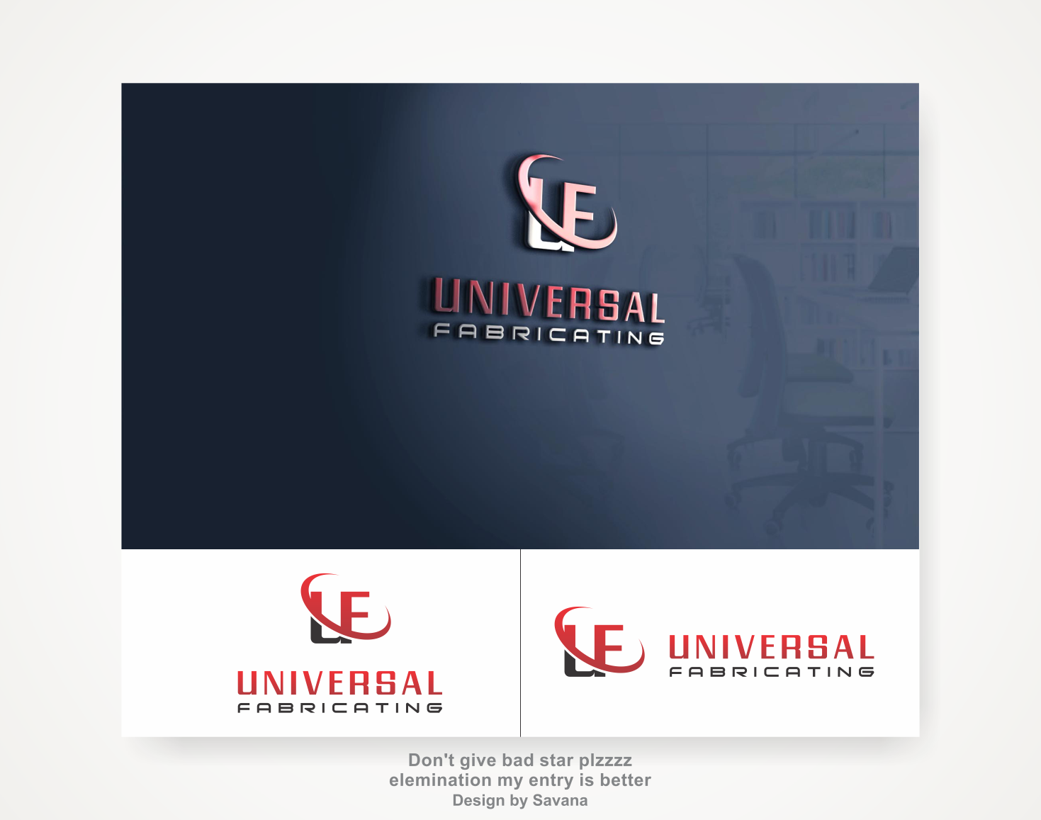 Diseño de Logo por Savana para Universal Fabricating | Diseño #22371736