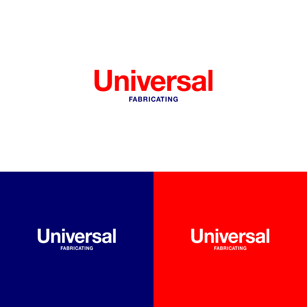 Logo Design by rinaldoajigunadi 2 for Universal Fabricating | Design #22363079