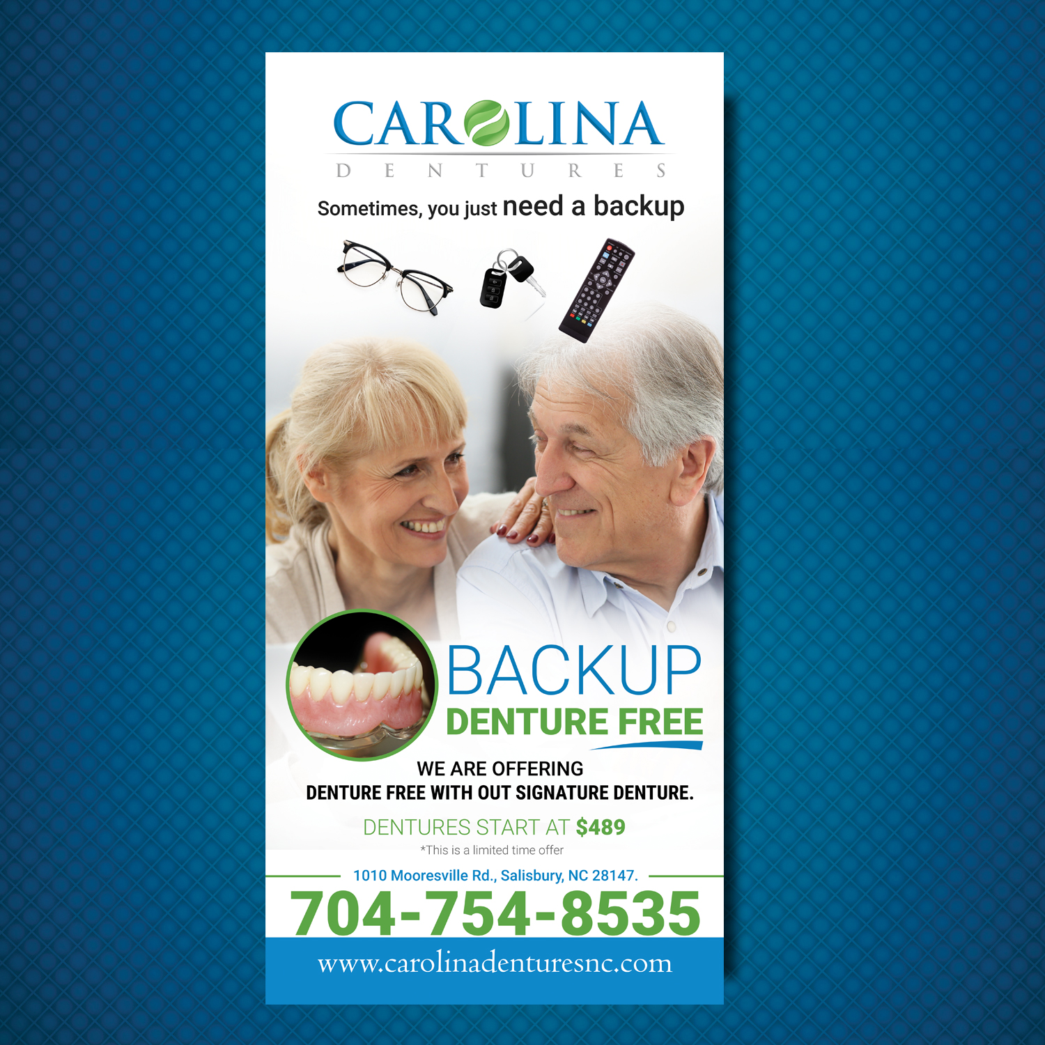 Graphic Design by uk for Carolina Dentures | Design #22365127