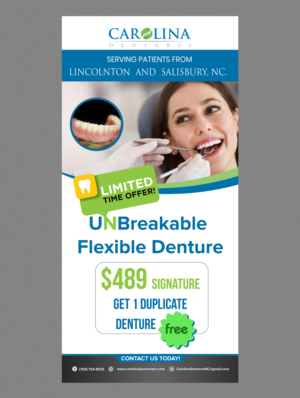 Grafik-Design von SD WEBCREATION für Carolina Dentures | Design #22360734