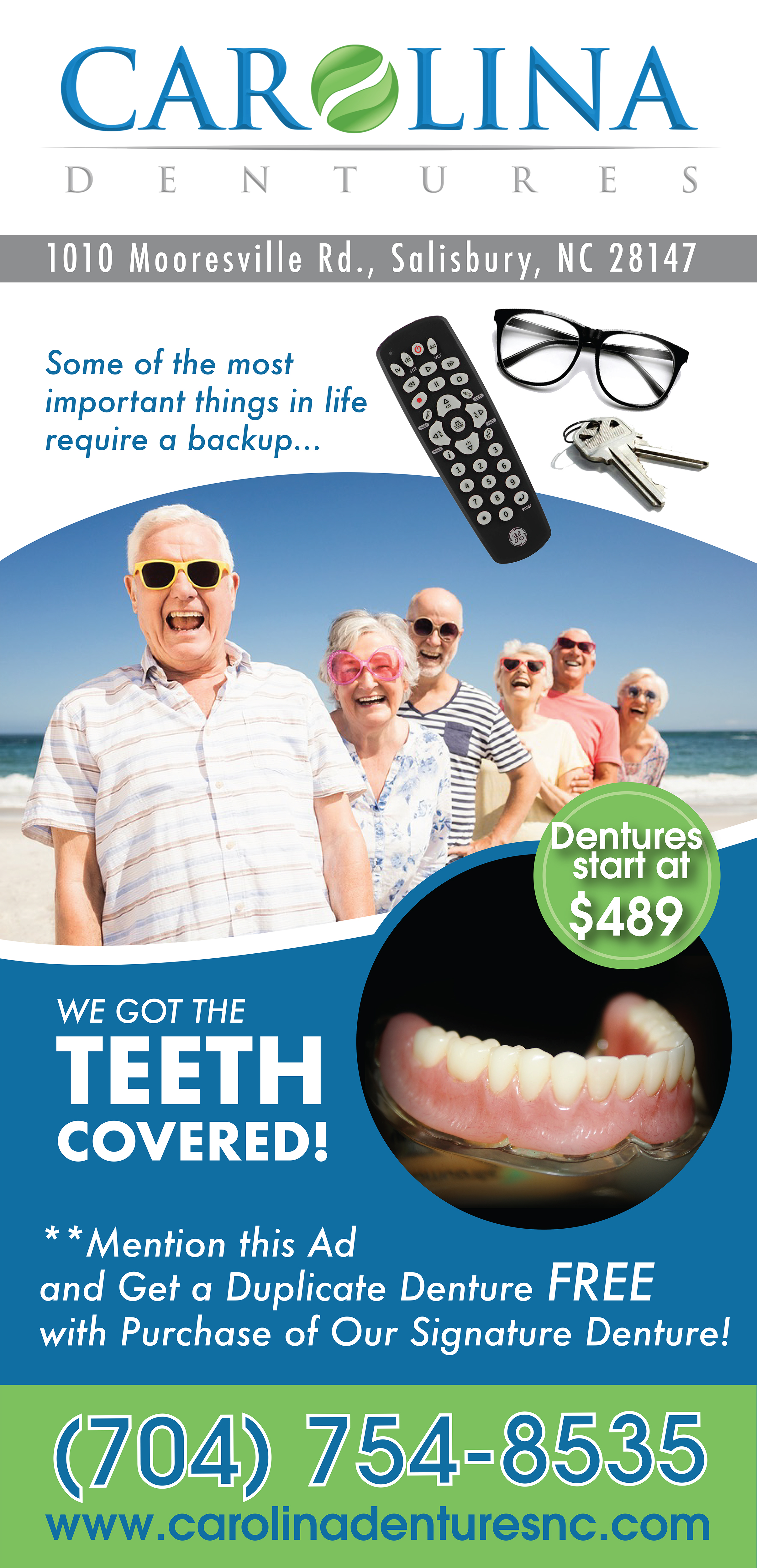 Graphic Design by TracyInspires for Carolina Dentures | Design #22366018