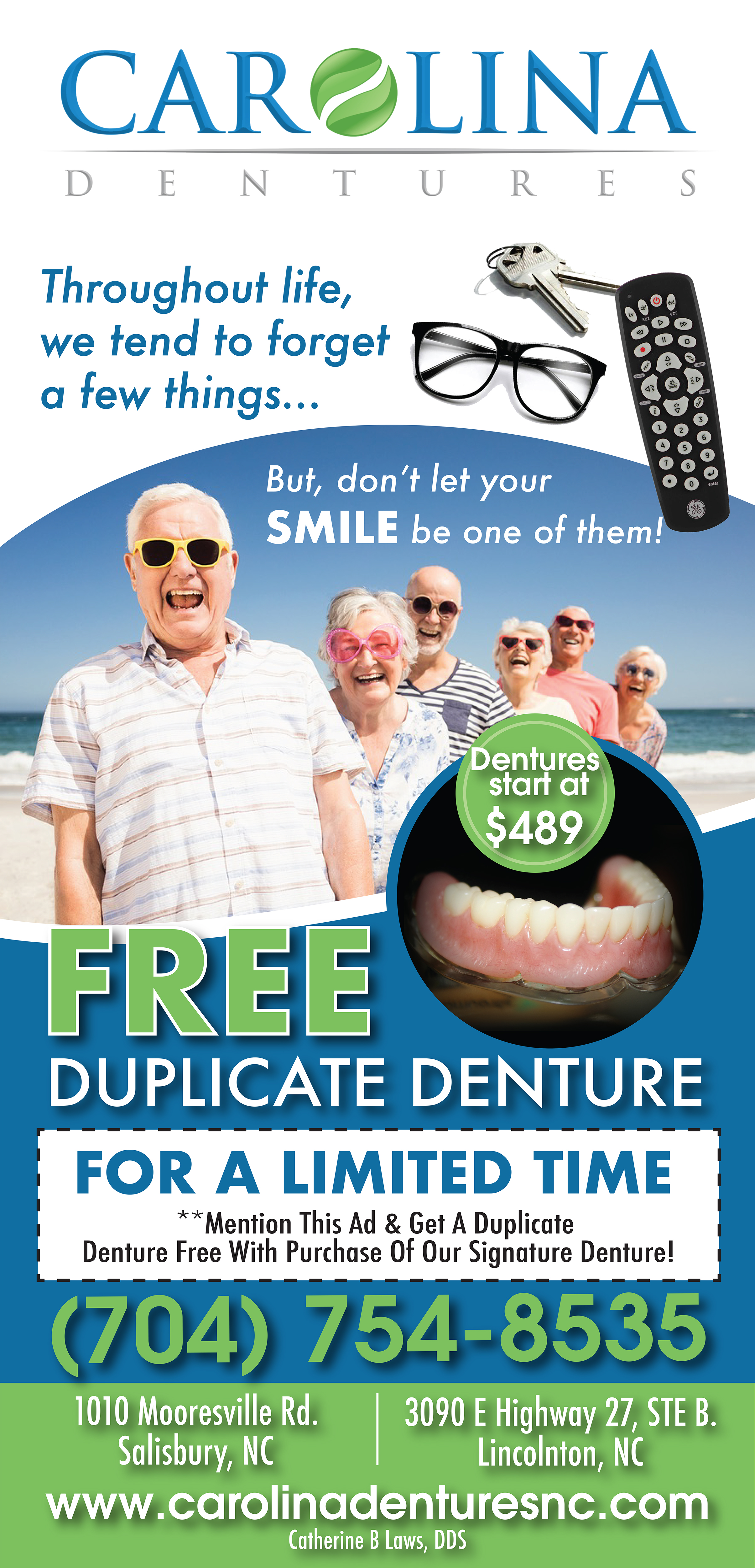 Design Graphique par TracyInspires pour Carolina Dentures | Design #22373710