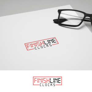 FinishLine Clocks | Logo Design by DesignDUO