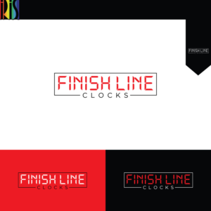 FinishLine Clocks | Logo Design by Iris 3