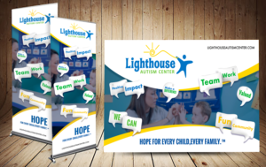 Lighthouse Recruiting Trade Show Booth | Trade Show Booth Design by aspiremedia