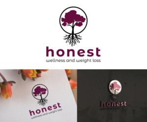 Honest Wellness and Weight Loss | Logo Design by blackowl8