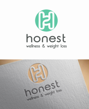 Logo Design by Ana Gocheva for Honest Wellness and Weight Loss LLC | Design: #22356342