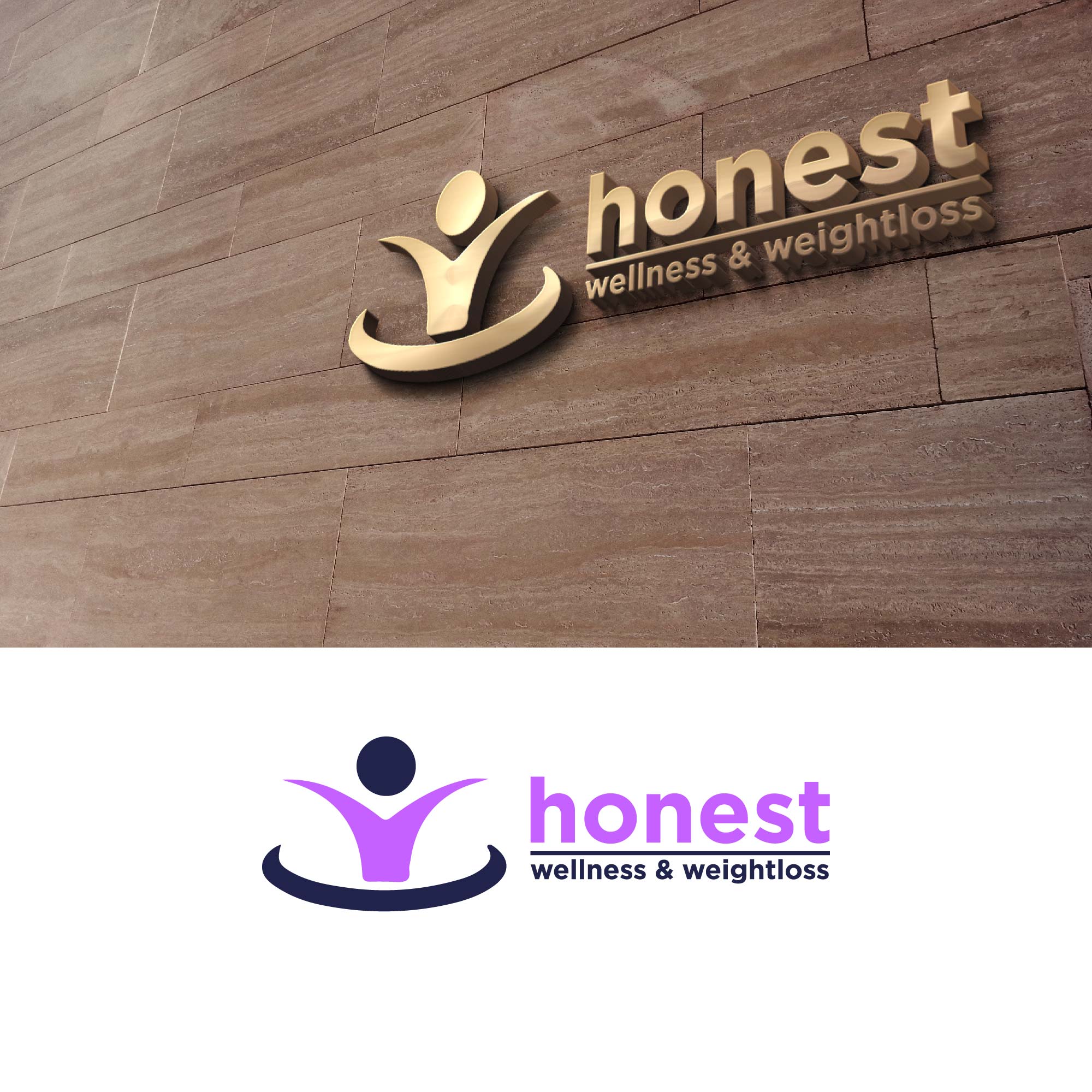 Logo-Design von Farhan 2020 für Honest Wellness and Weight Loss LLC | Design #22356018