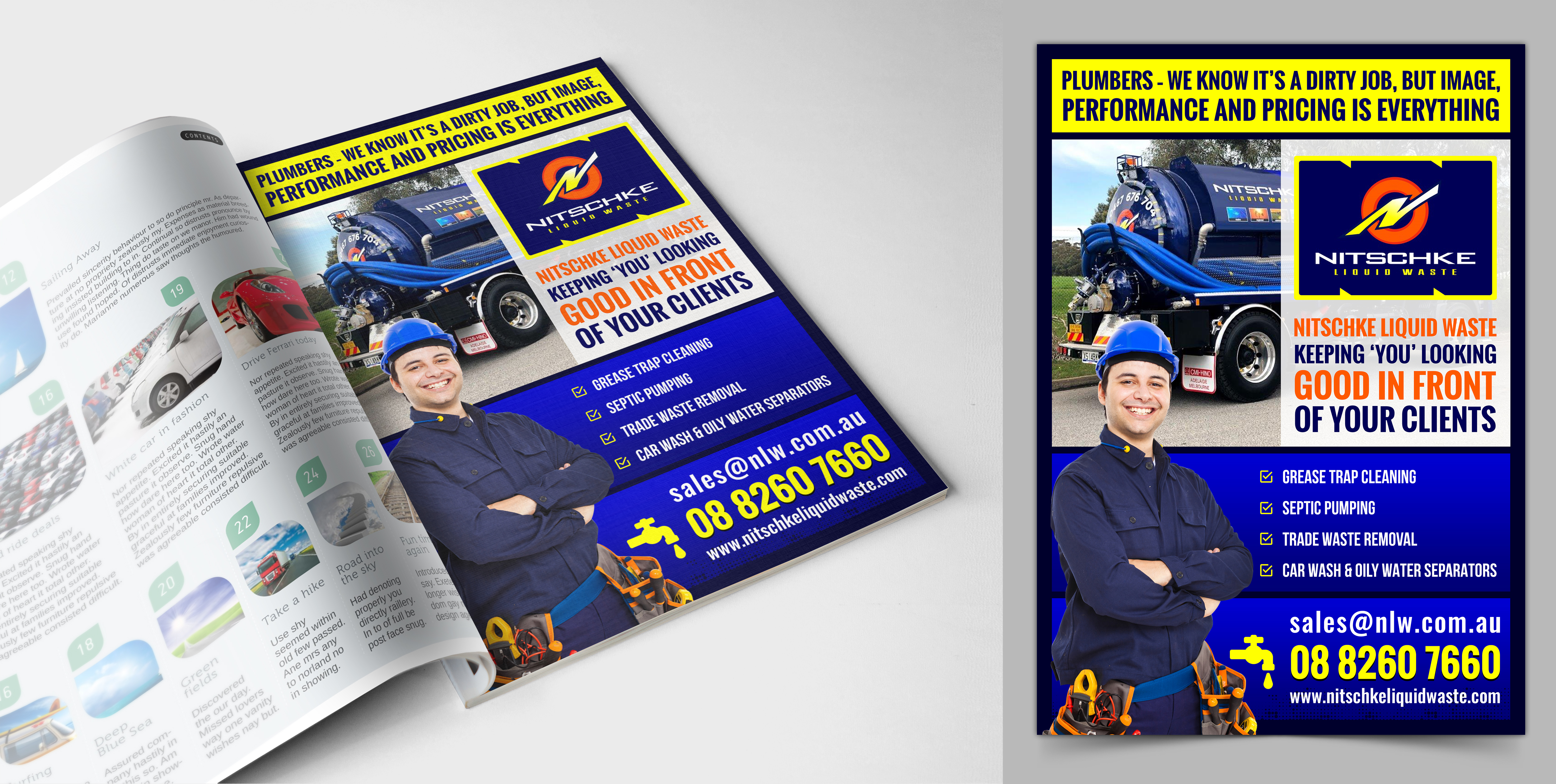 Advertisement Design by SAI DESIGNS for Signal waste and recycling | Design #22386366
