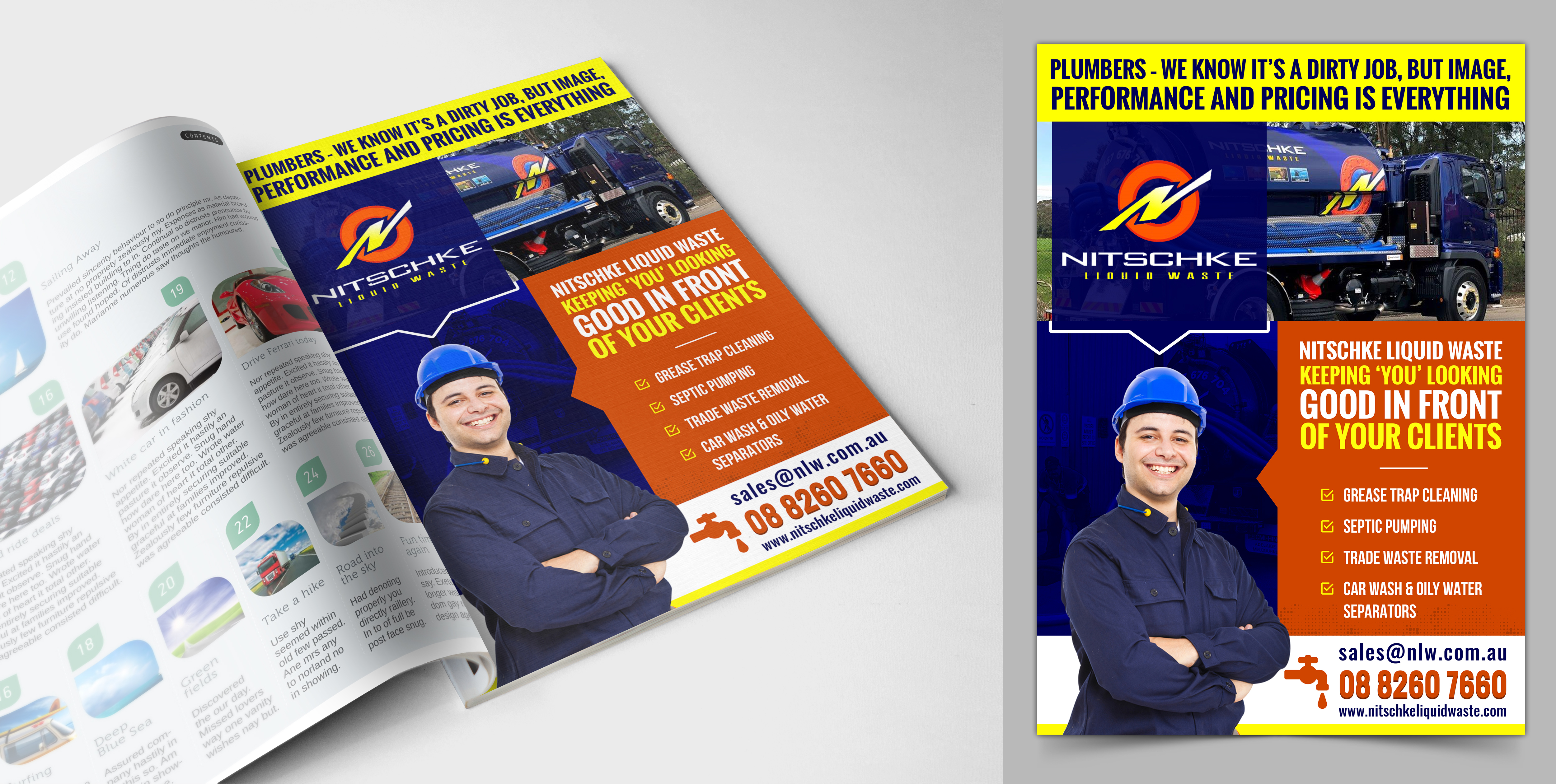 Advertisement Design by SAI DESIGNS for Signal waste and recycling | Design #22387983