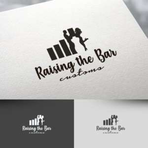 Logo Design by rafaeldsgn for Raising the bar customs | Design: #22374491