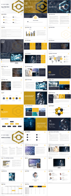 Design a PPT format for a young robotics & cloud startup | PowerPoint Design by Imazing