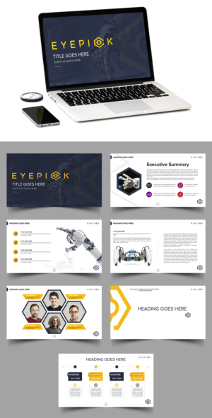 Design a PPT format for a young robotics & cloud startup | PowerPoint Design by SAI DESIGNS