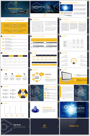 Design a PPT format for a young robotics & cloud startup | PowerPoint Design by IndreDesign