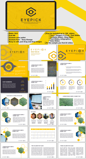 Design a PPT format for a young robotics & cloud startup | PowerPoint Design by joseborgesbarboza 2