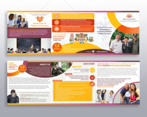 Warrior Centric Healthcare Foundation branding and promotion | Flyer Design by DA.
