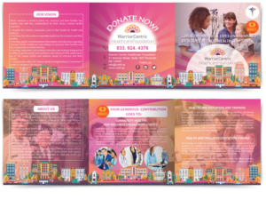 Warrior Centric Healthcare Foundation branding and promotion | Flyer Design by Pixper