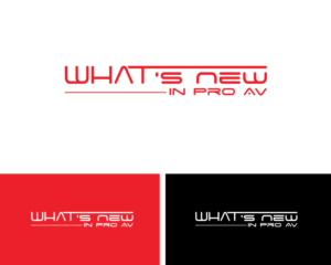 What's New In Pro AV | Logo Design by Juli creation