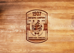 - 1907 Brewing Company -- Established 2019 -- Morristown, Tennessee | Logo Design by FerTouch Arts