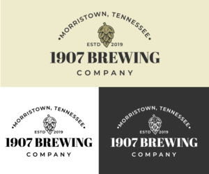 - 1907 Brewing Company -- Established 2019 -- Morristown, Tennessee | Diseño de Logo por blackowl8