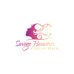 Savage Beauties. Virgin Hair | Logo Design by rozT