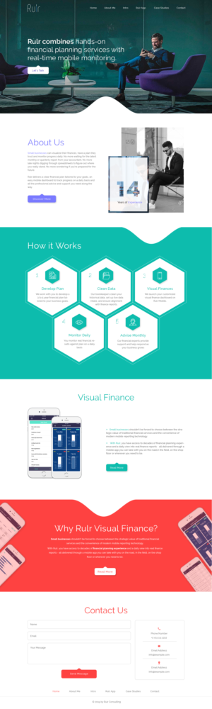 Modern 6 page design, business card, and a banner | Web Design by Ved Web Services