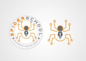 Web Training program logo/graphic needed for new project called SPIDERSCHOOL | Graphic Design by Amer Flehan