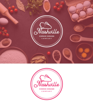 Nashville Cookie Dough Company | Logo Design by Amethystica